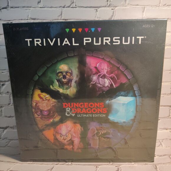 Dungeons Dragons D&D Ultimate Edition Trivial Pursuit Trivia Board Game Sealed - Picture 1 of 16